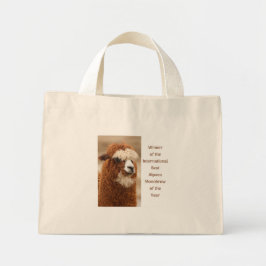 Best Alpaca Monobrow Mini Tote Bag