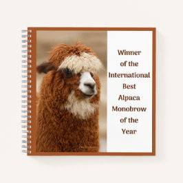 Best Alpaca Monobrow Notitieboek