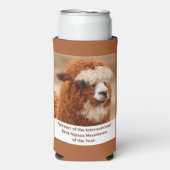 Best Alpaca Monobrow Seltzer Blikjeskoeler (Seltzer Voorkant)