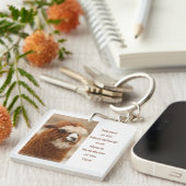 Best Alpaca Monobrow Sleutelhanger (Voorkant Rechts)