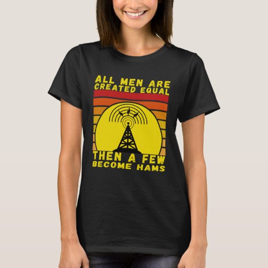 Best amateur radio operator nice I love radio oper T-shirt (Voorkant)