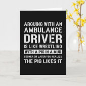 Best Ambulance Driver Paramedic Emergency Emt Ems Kaart (Gele Bloem)