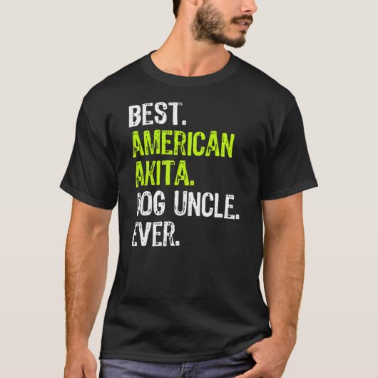 Best American Akita Dog ome Ever T-shirt (Voorkant)