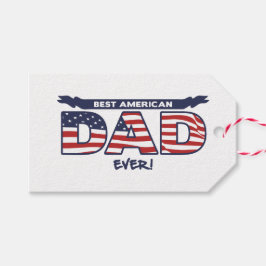 Best American Dad Ever Cadeaulabel