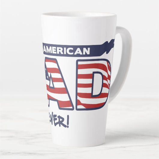 Best American Dad Ever Latte Mok (Rechterhoek)