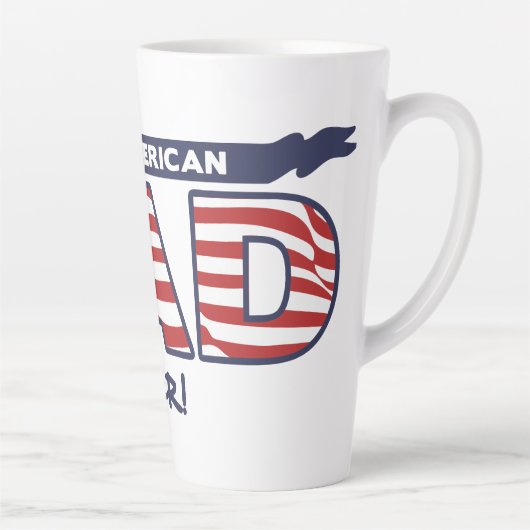 Best American Dad Ever Latte Mok (Rechts)