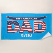 Best American Dad Ever Strandlaken (Voorkant)