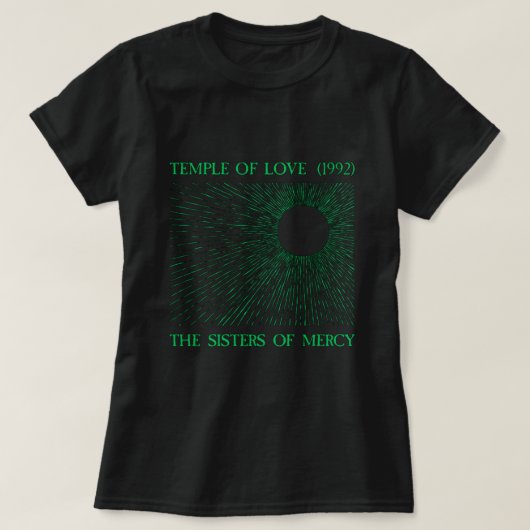 Best Art Logo Music The Sisters of Mercy Gothic Ro T-shirt (Design voorkant)
