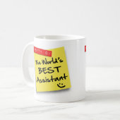 Best Assistant Post ter wereld Koffiemok (Voorkant links)