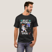 Best Astronaut Ever Christmas Basketball Holiday C T-shirt (Voorkant volledig)