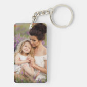 Best Aunt Ever Modern Script 4 Photos Collage Gift Sleutelhanger (achterkant)