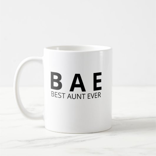 Best Aunt Ever Mug, BAE Aunt Mug, Aunt Gift Mug Koffiemok (Links)
