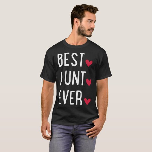 Best Aunt ever T-shirt (Voorkant volledig)