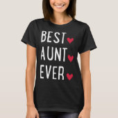 Best Aunt ever T-shirt (Voorkant)