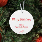 Best Aunt Uncle Ever Christmas Tree Photo Ornament