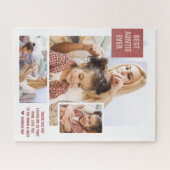 Best Auntie Ever | Modern Photo Collage Puzzle Legpuzzel (Horizontaal)