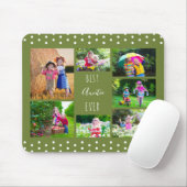 Best Auntie Ever Olive Green Photo Collage Muismat (Met muis)