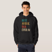 Best Aussie Dad  Australian Shepherd Dog Hoodie (Voorkant volledig)