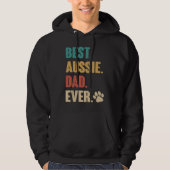 Best Aussie Dad  Australian Shepherd Dog Hoodie (Voorkant)