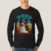 best Aussie Dad Ever Australian Shepherd Dog T-shirt (Voorkant)