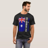 Best Australian Grandma Ever Australia Flag Moeder T-shirt (Voorkant volledig)
