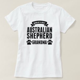 Best Australian Shepherd Grandma T-shirt