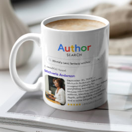 Best Author Ever Search Photo Message Writer Gift Koffiemok