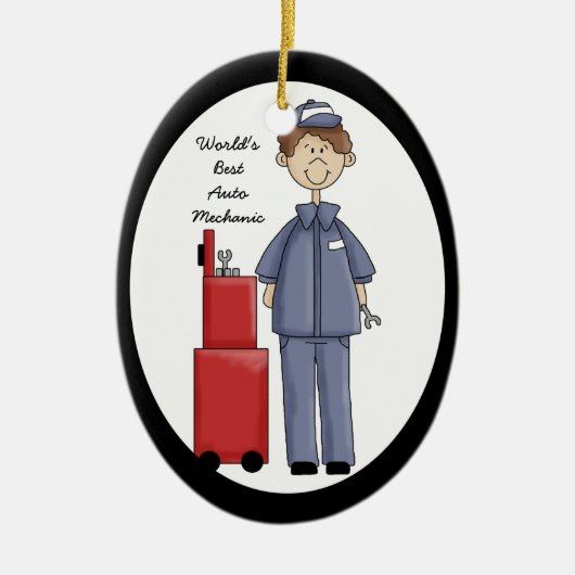 Best Auto Mechanic Ornament (Voorkant)