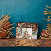 Best Baba Ever Grandchildren 5 Photo Collage Wood Fotoplaat (Zijkant)