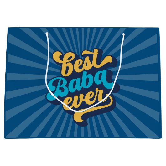Best Baba Ever Vaderdag Groot Cadeauzakje (Voorkant)