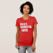 Best Babcia Ever Poolse grootmoeder T-shirt (Voorkant volledig)