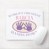 Best Babcia Hands Down T-shirt Muismat (Met muis)