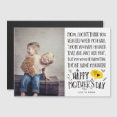 Best Baby Sitter Funny Moederdag Magnetic Card Magnetische Uitnodiging (Voorkant / Achterkant)