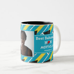 BEST BAHAMIAN MUM foto Tweekleurige Koffiemok