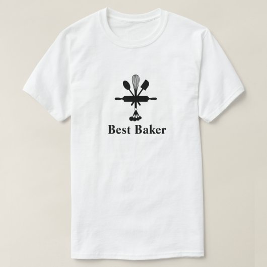 Best Baker T-Shirt (Design voorkant)