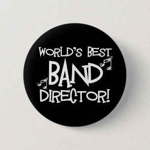 Best Band Director ter wereld Ronde Button 5,7 Cm