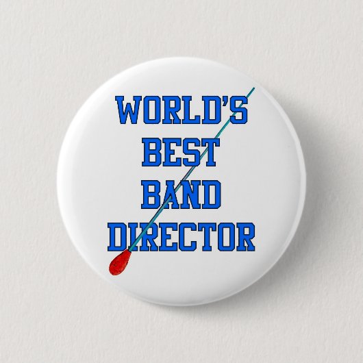 Best Band Director ter wereld Ronde Button 5,7 Cm (Voorkant)