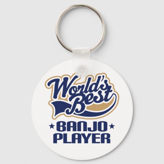Best Banjo Player Music Gift Sleutelhanger (Voorkant)