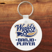 Best Banjo Player Music Gift Sleutelhanger (Voorkant)
