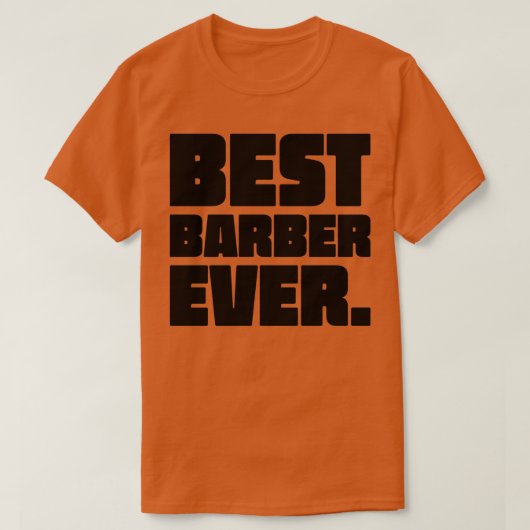 Best Barber Ever 4 T-shirt (Design voorkant)