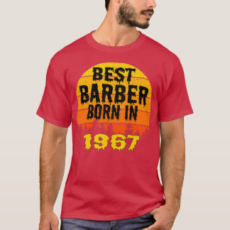 Best Barber geboren in 1967 Birthday T-shirt