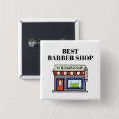 Best Barber Shop Button (Voorkant /achterkant)