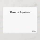 Best Barbershop  Logo Canvas Briefkaart (Achterkant)