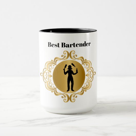 Best Bartender Mok voor Vrouw Bartender (Midden)