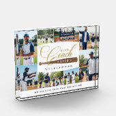 Best Baseball Coach Ever Team Sports Photo Collage Fotoblokken (Links)