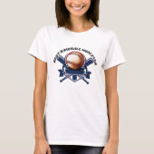 best baseball mom ever t-shirt (Voorkant)