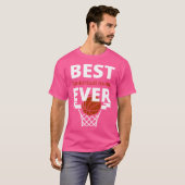 Best.Basketbal Mom.Ever.Girls die basketbal zijn T-shirt (Voorkant volledig)