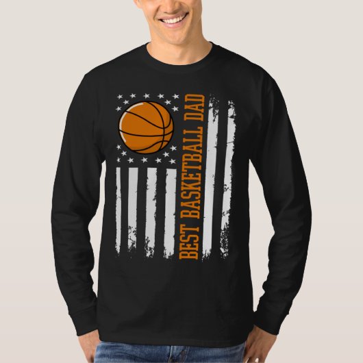 Best Basketball Dad Basketball Daddy T-shirt (Voorkant)