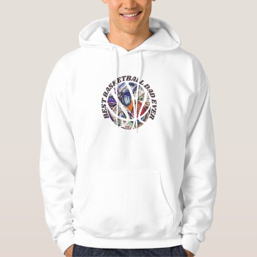 best basketball dad ever  hoodie (Voorkant)