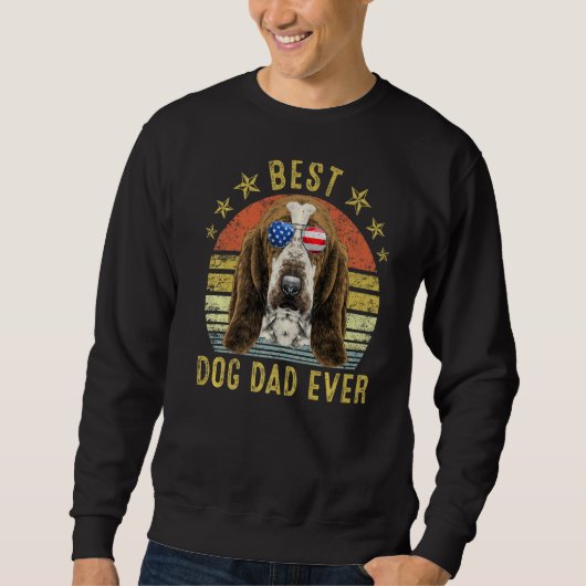Best Basset Hond Dad Oost Dog Trui (Voorkant)